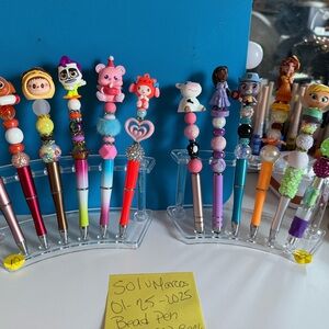 Vibrant Pink and Orange Key and Card Holders